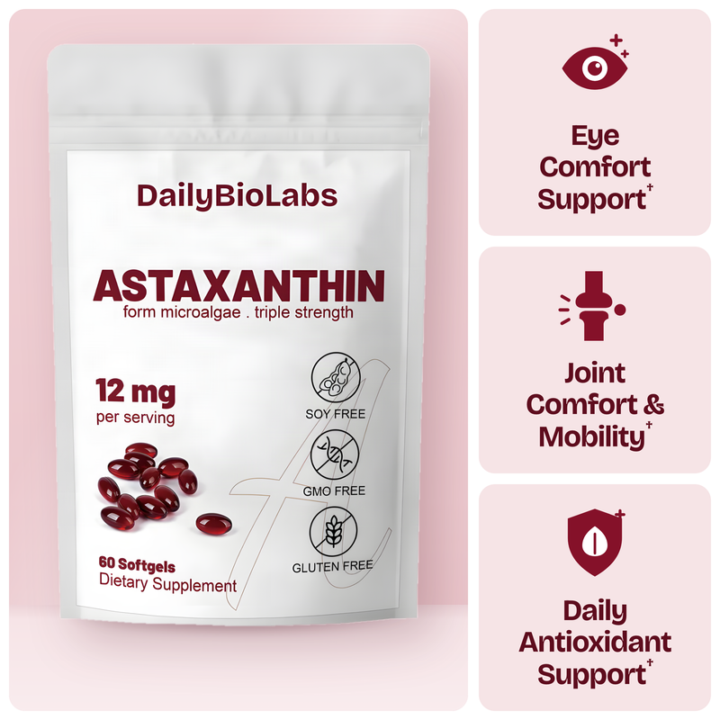 Astaxanthin 12mg Softgels